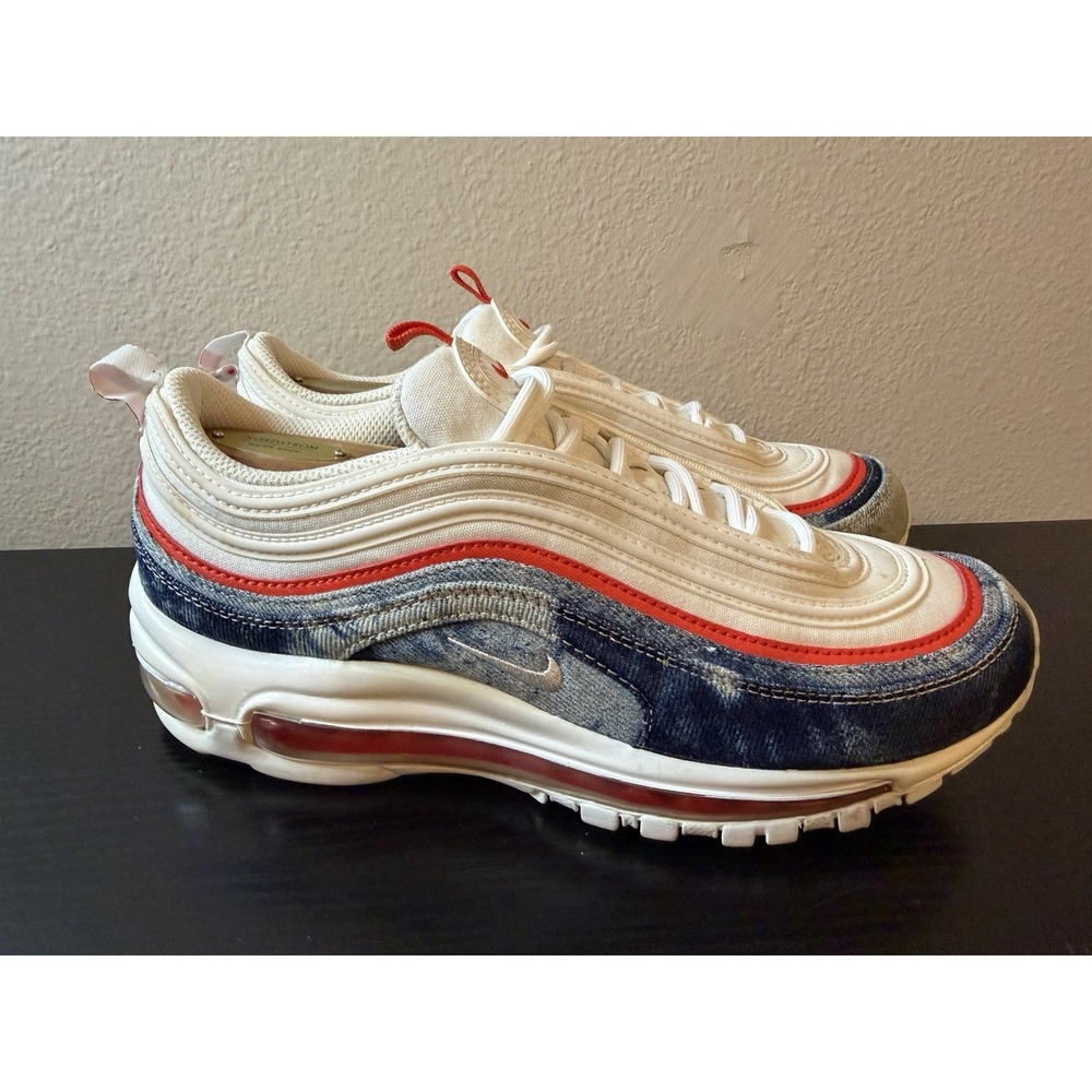 Nike Air Max 97 Women's Sneakers Washed Denim Pack, Size 8.5 DV2180-900